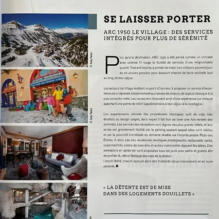 Superbe Arc 1950 4/6pers Dans Hoteliere 5* - Skis Aux Pieds Apartment