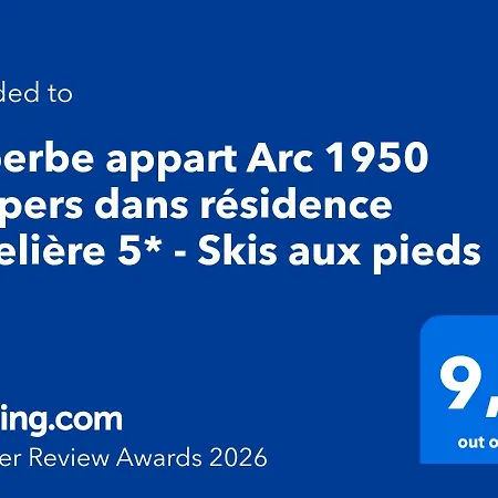 Superbe Arc 1950 4/6pers Dans Hoteliere 5* - Skis Aux Pieds Apartman